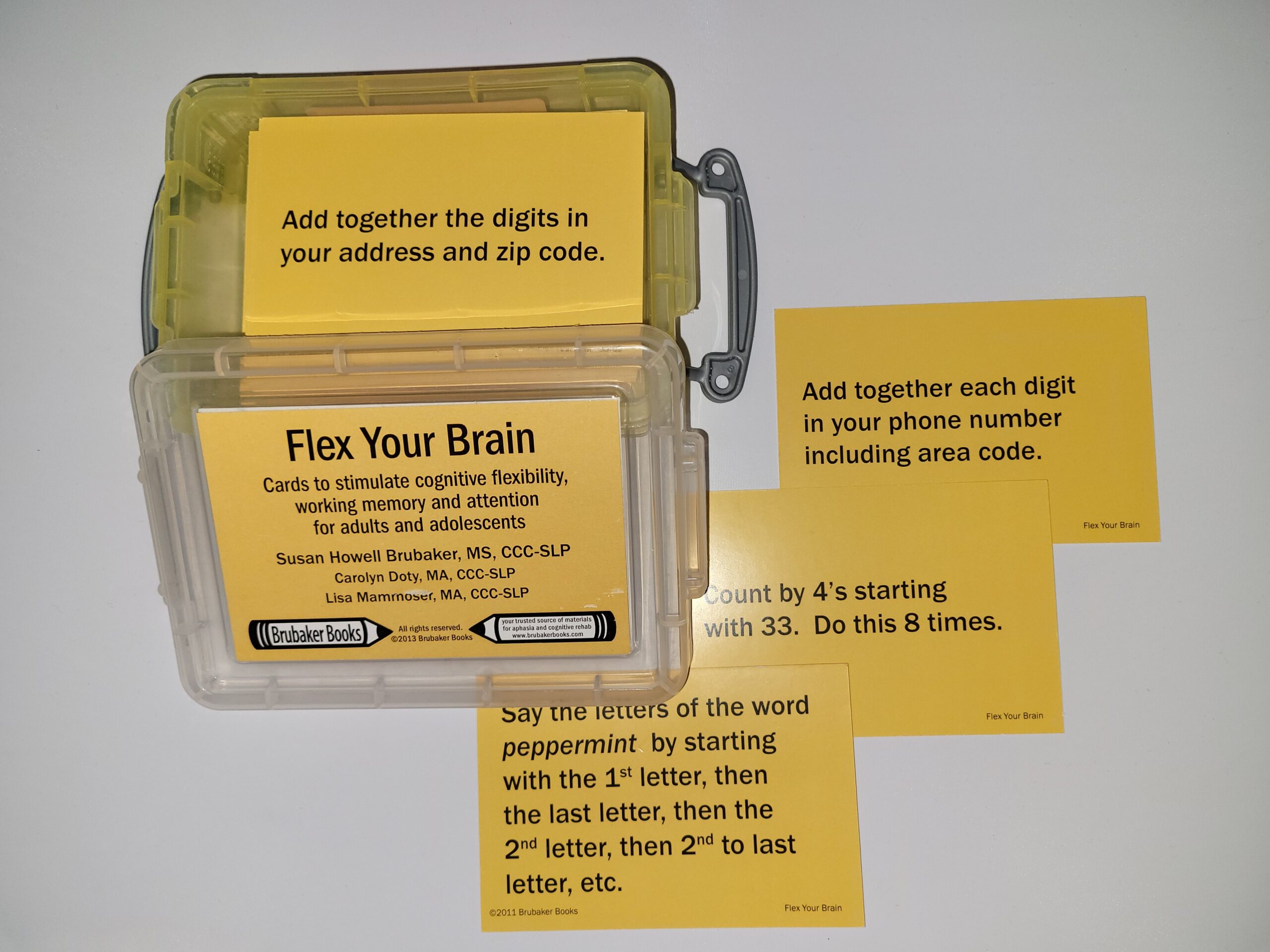 FLEX YOUR BRAIN CARDS DIGITAL DOWNLOAD - BRUBAKER BOOKS